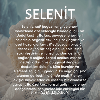 Selenite Natural Stone Bracelet (Symbol of Inner Peace)