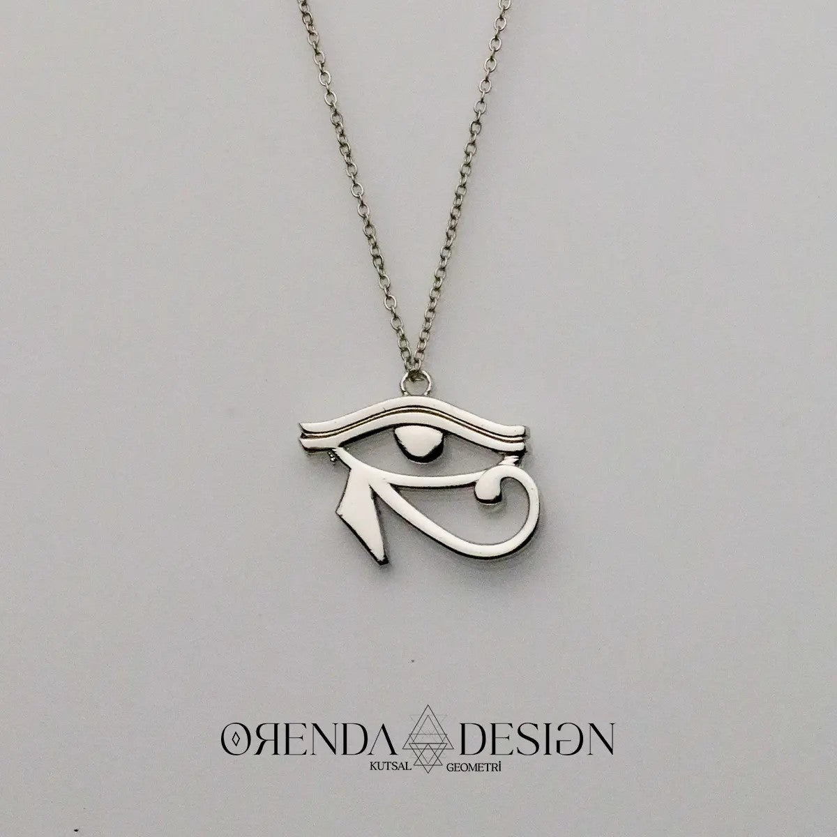 Eye of Horus Necklace - Silver