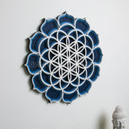 Mandala Yaşam Çiçeği Taç Yaprak