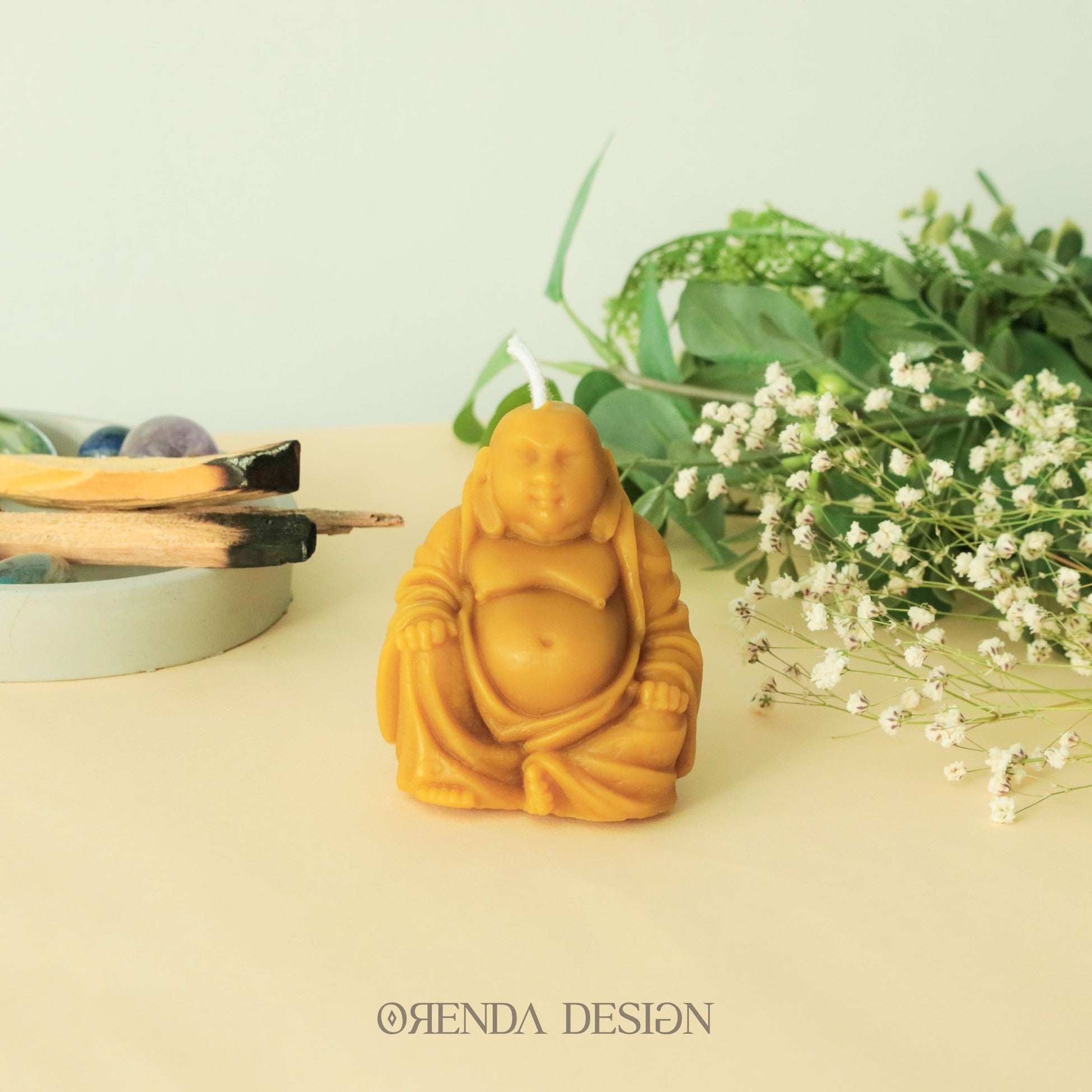 Buddha 8'li Mega Set - Buddha Balmumu Mum