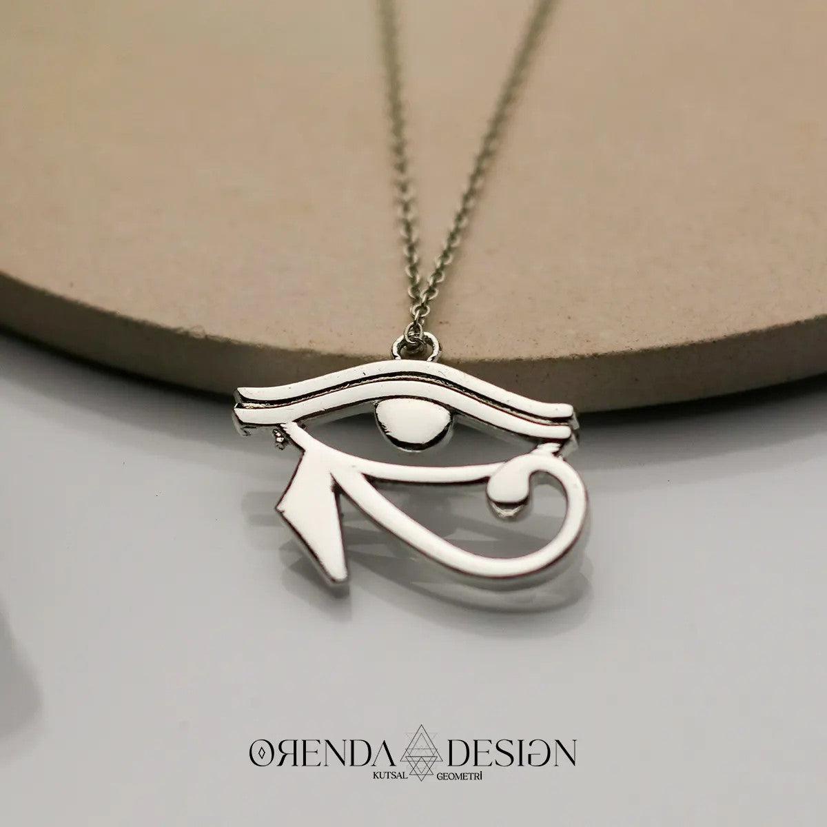 Eye of Horus Necklace - Silver