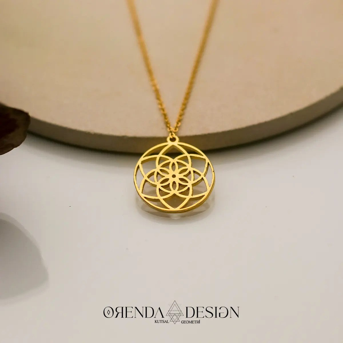 SEED OF LIFE Necklace - Gold