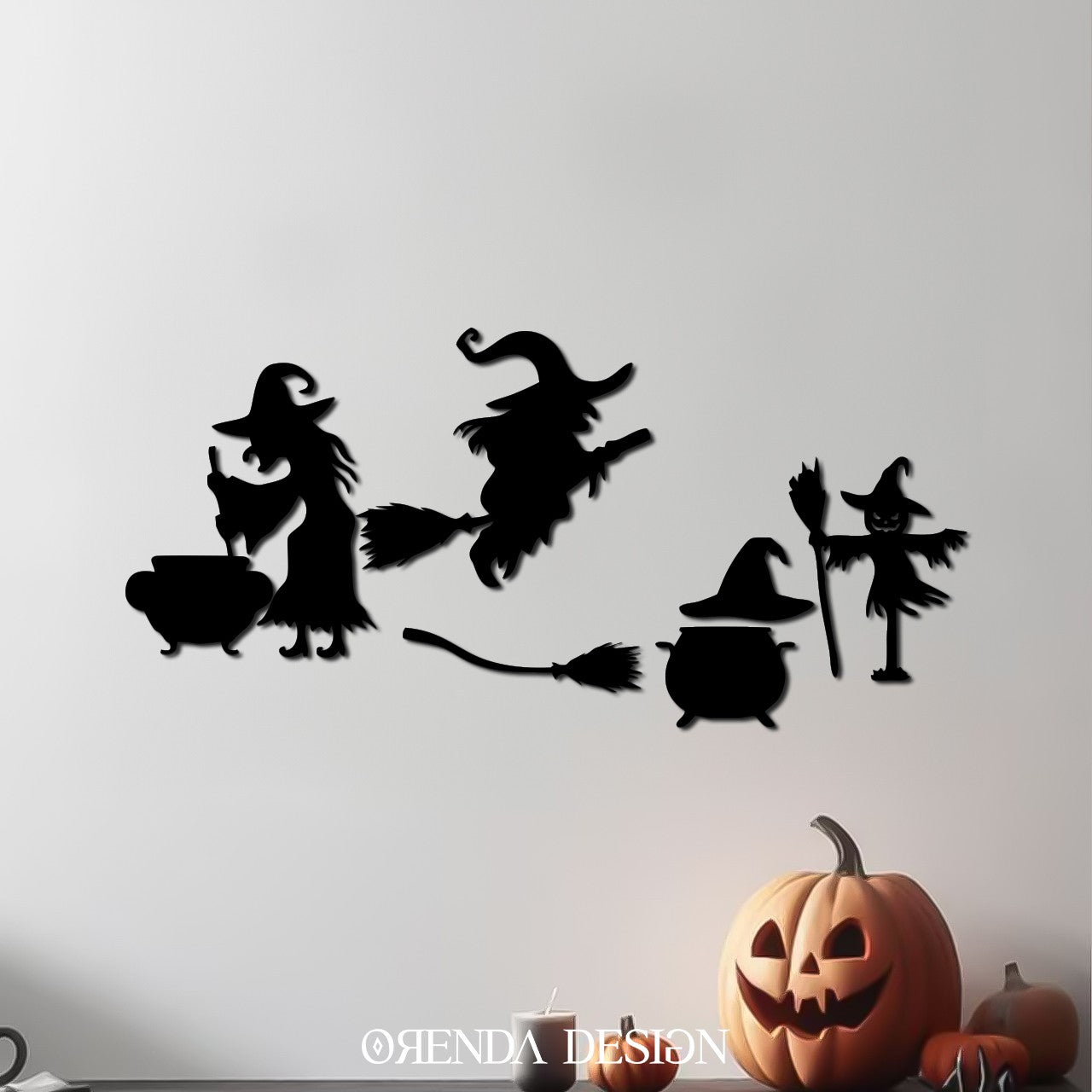 "Halloween" Witch Figures