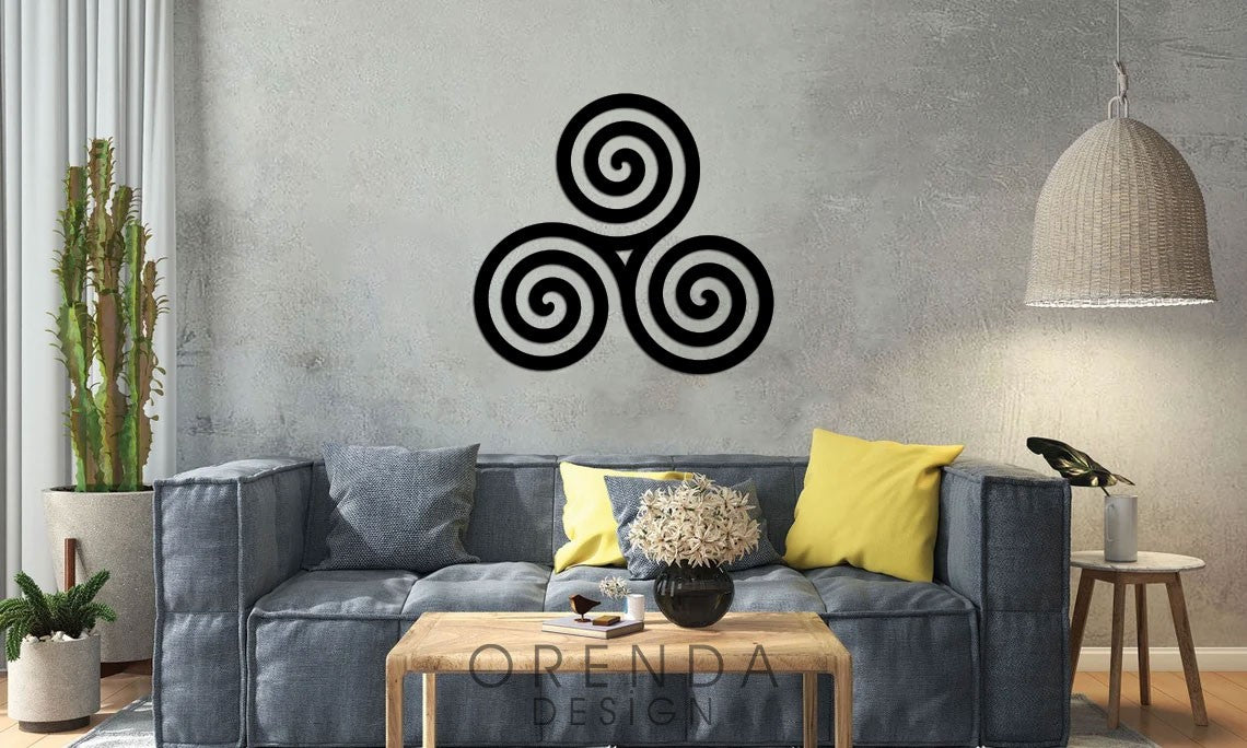 TRISKELION Table Wood - Black 