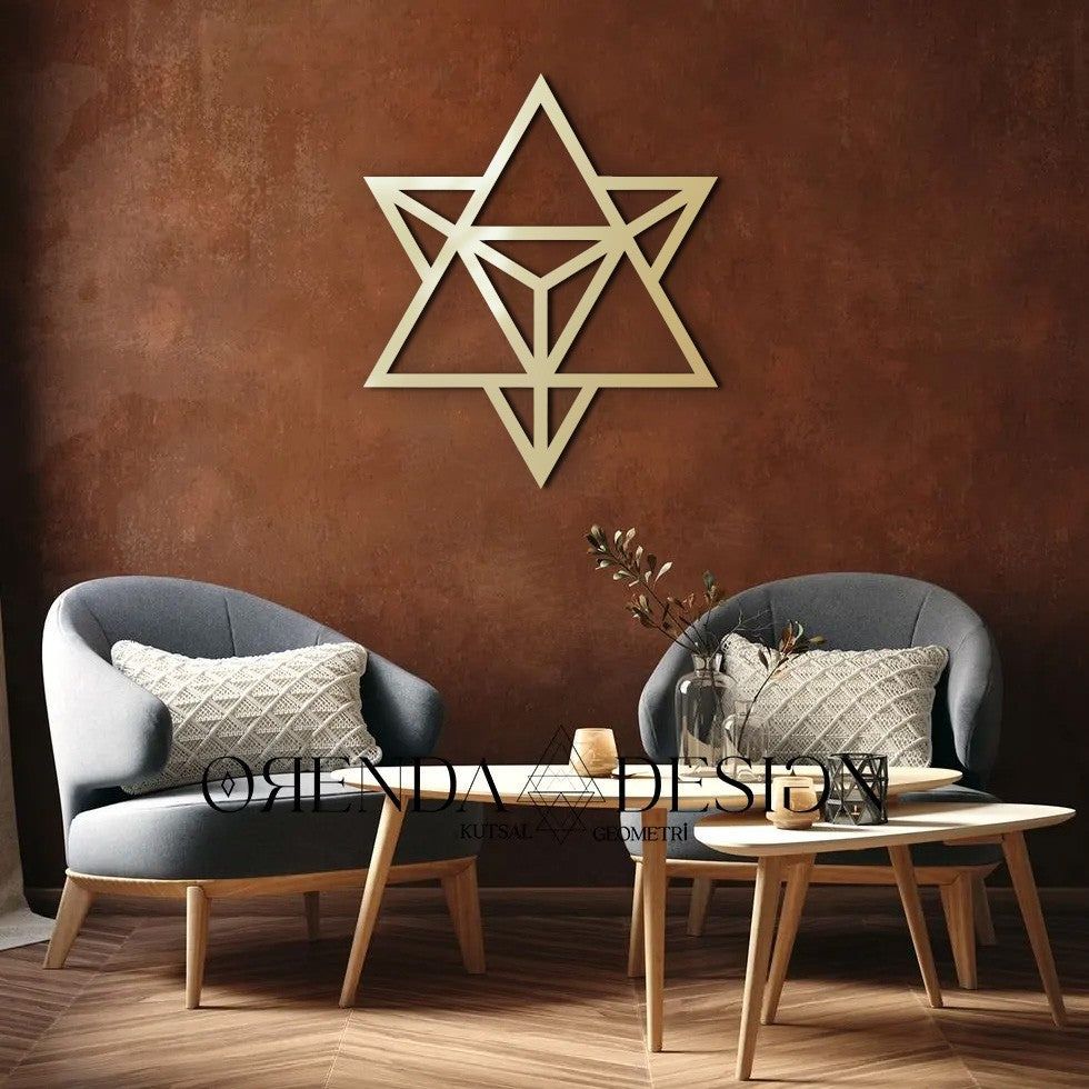 Gold Plexiglass MERKABA