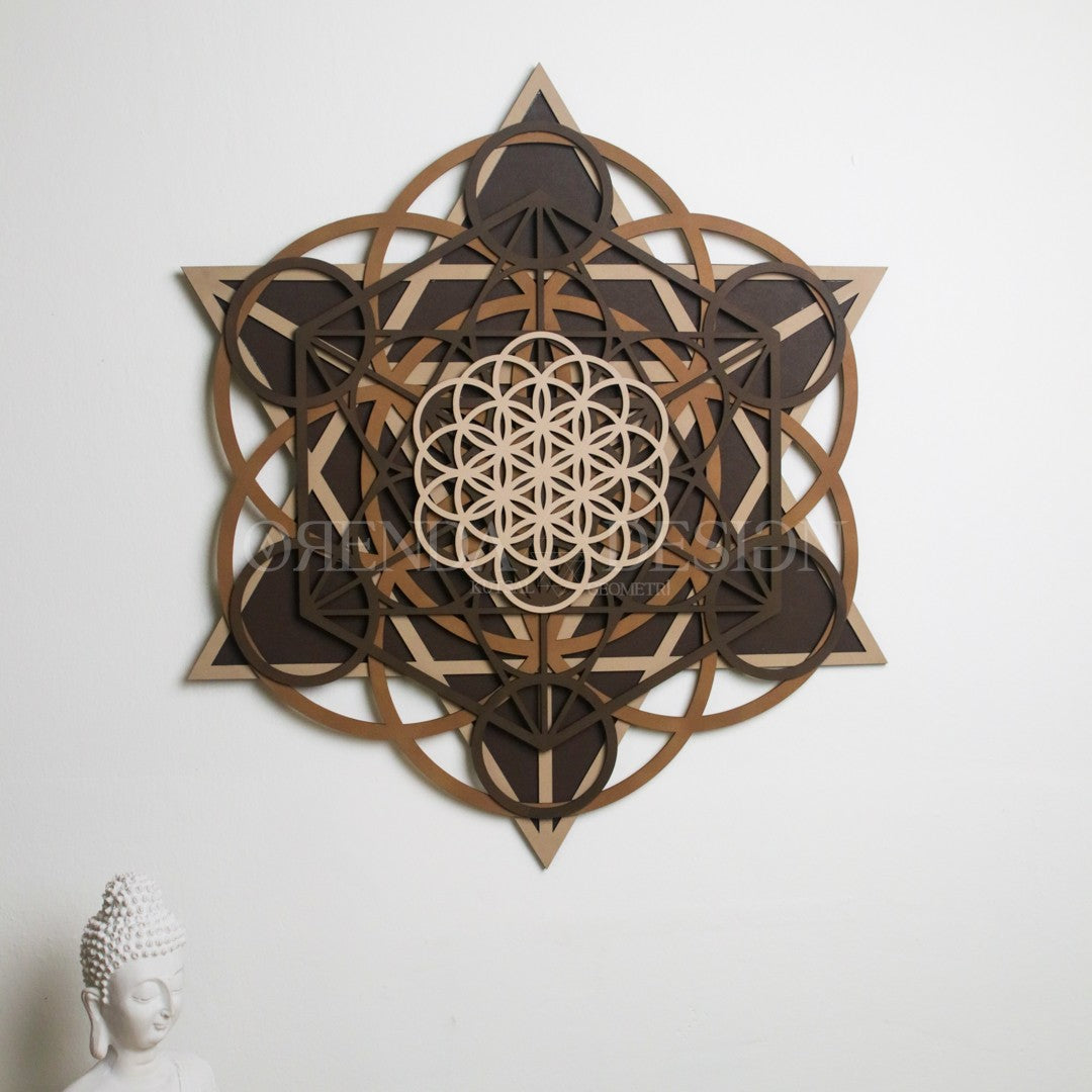 Mandala Metatron-Merkabah-Flower of Life No:6