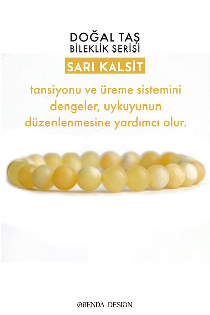 Calcite Natural Stone Bracelet (Symbol of Balance)