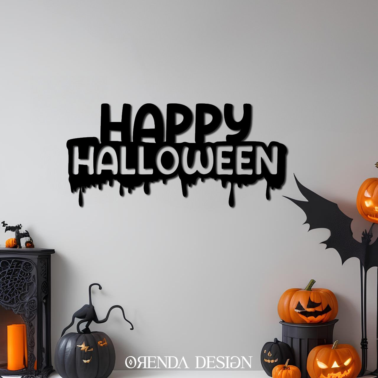 "Hallowen" Duvar Yazısı