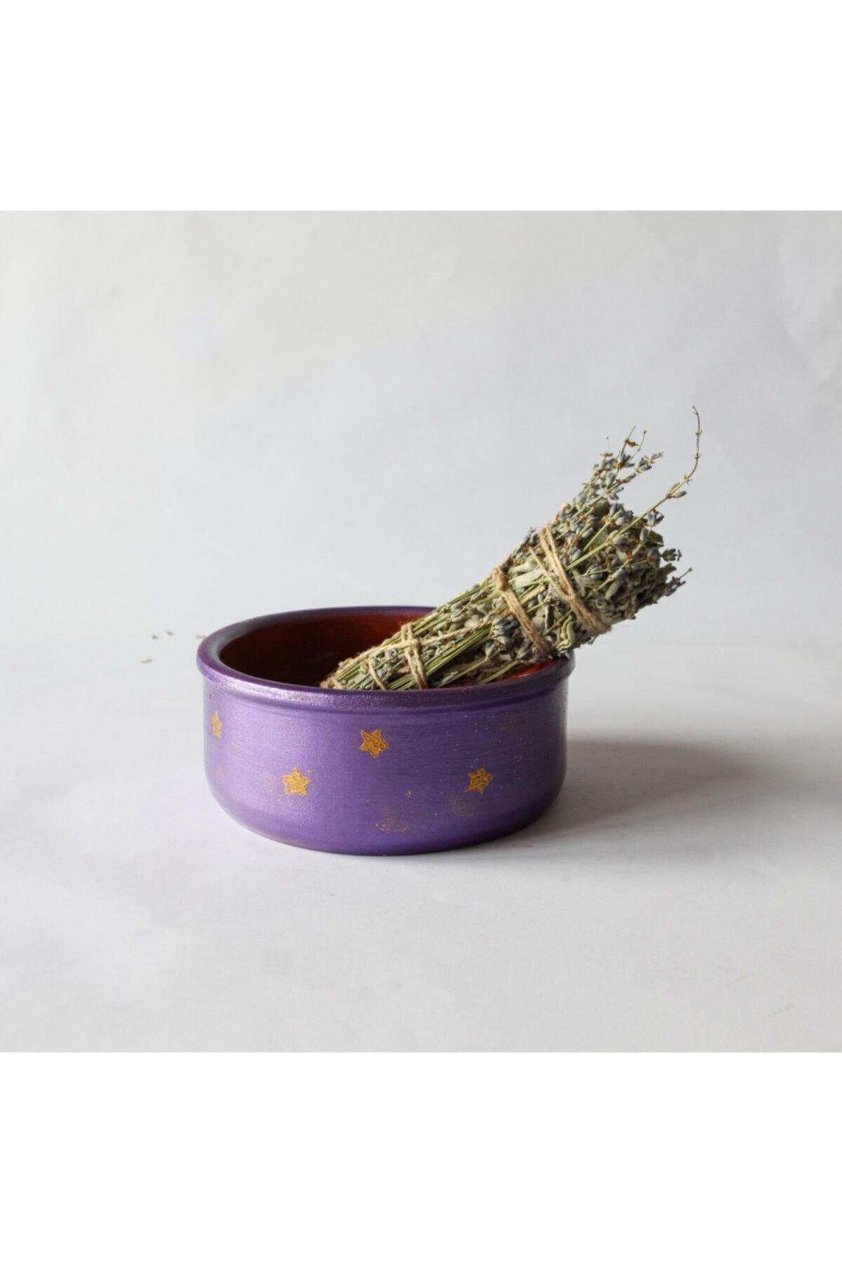 Incense Bowl And Incense Burner Purple