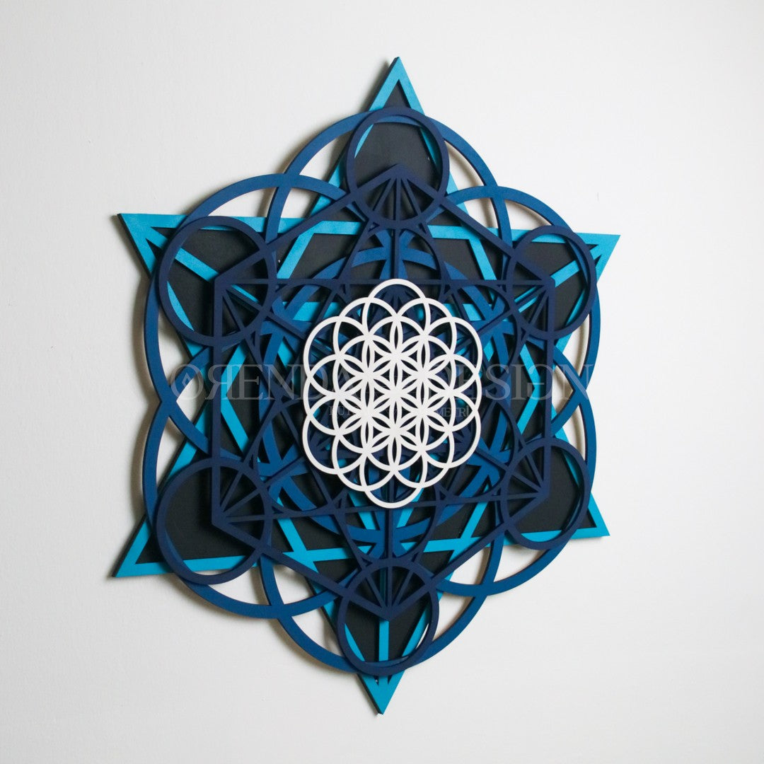 Mandala Metatron-Merkabah-Flower of Life No:5