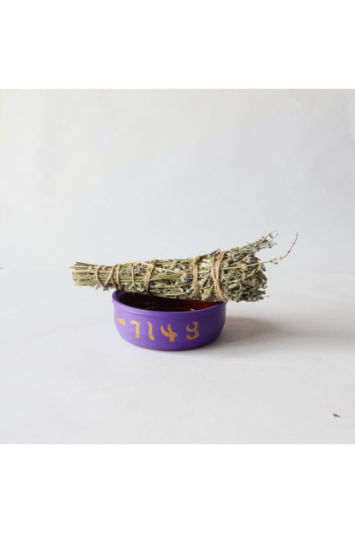 Incense Bowl And Incense Burner Purple