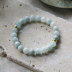 Aquamarine Natural Stone Bracelet (Inner Peace and Sea Spirit)