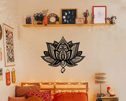 LOTUS FLOWER Mod.2 Table Wood - Black 