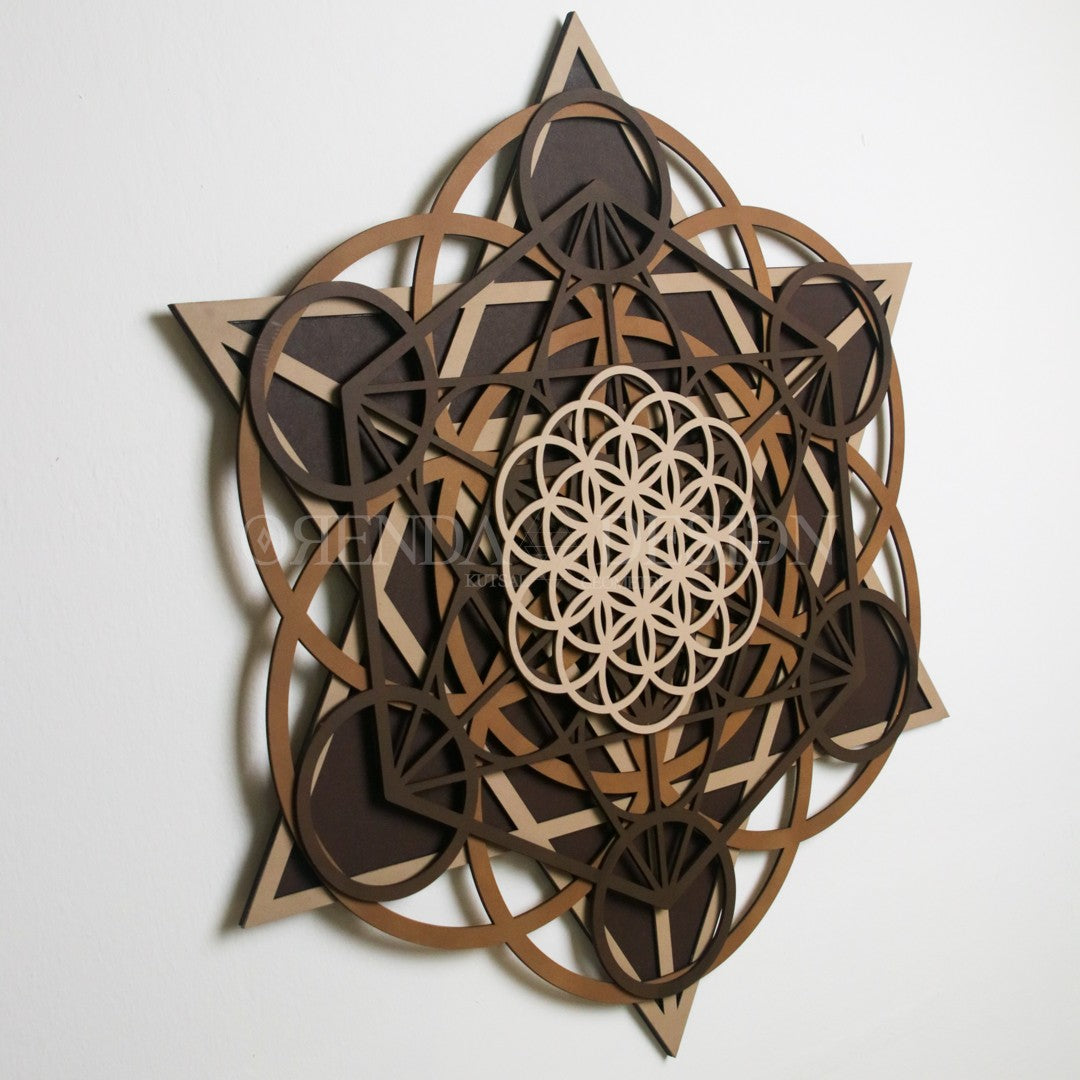 Mandala Metatron-Merkabah-Flower of Life No:6