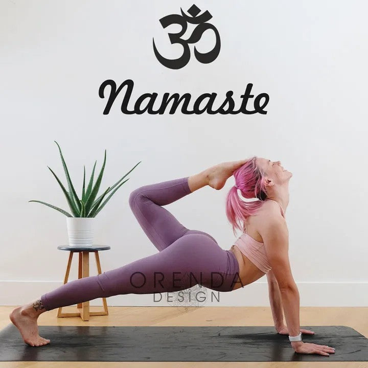 “Namaste” Wooden Wall Writing