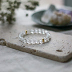 Crystal Quartz Natural Stone Bracelet (Energy Source)