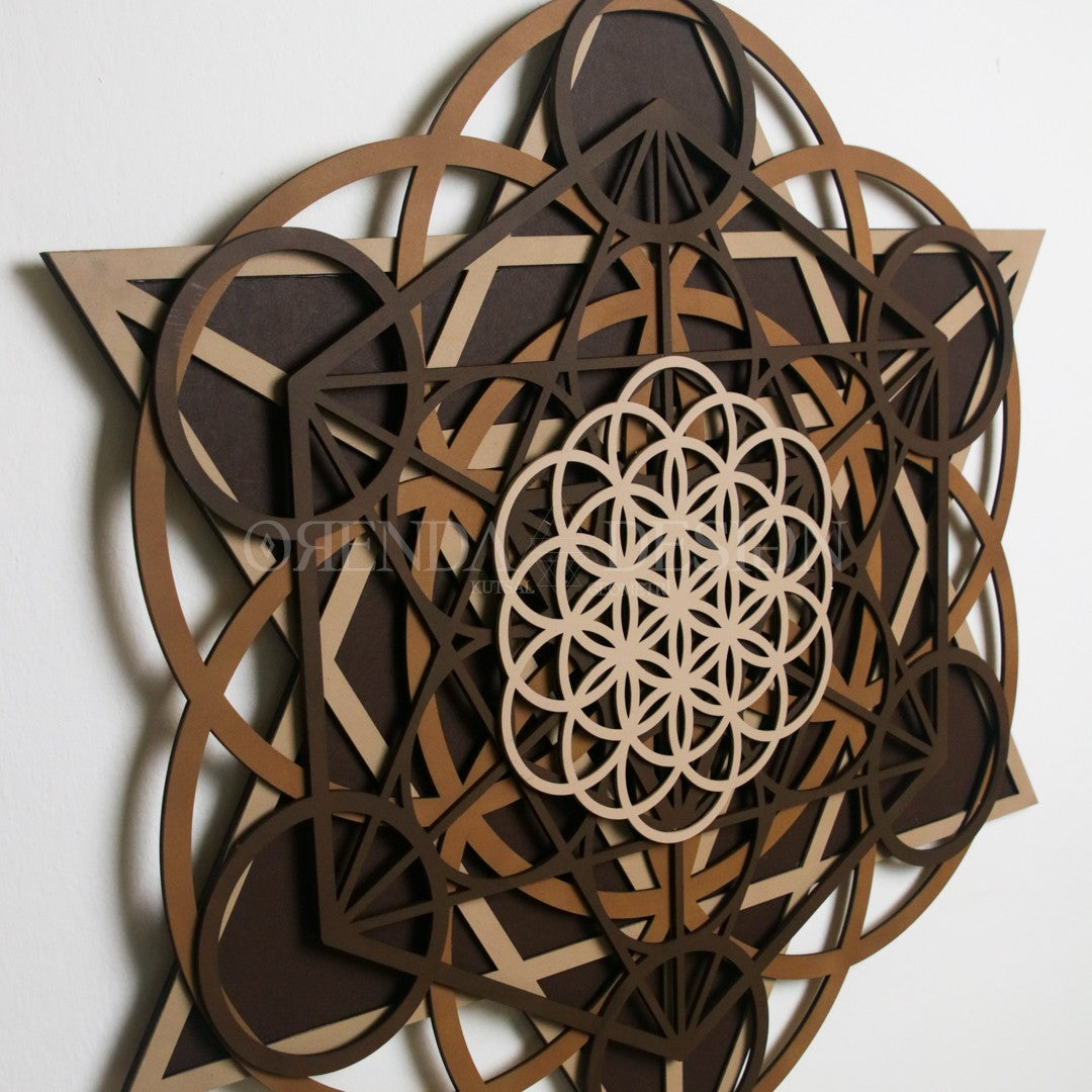 Mandala Metatron-Merkabah-Yaşam Çiçeği No:6