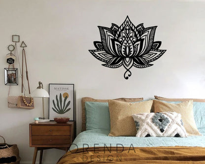 LOTUS FLOWER Mod.2 Table Wood - Black 