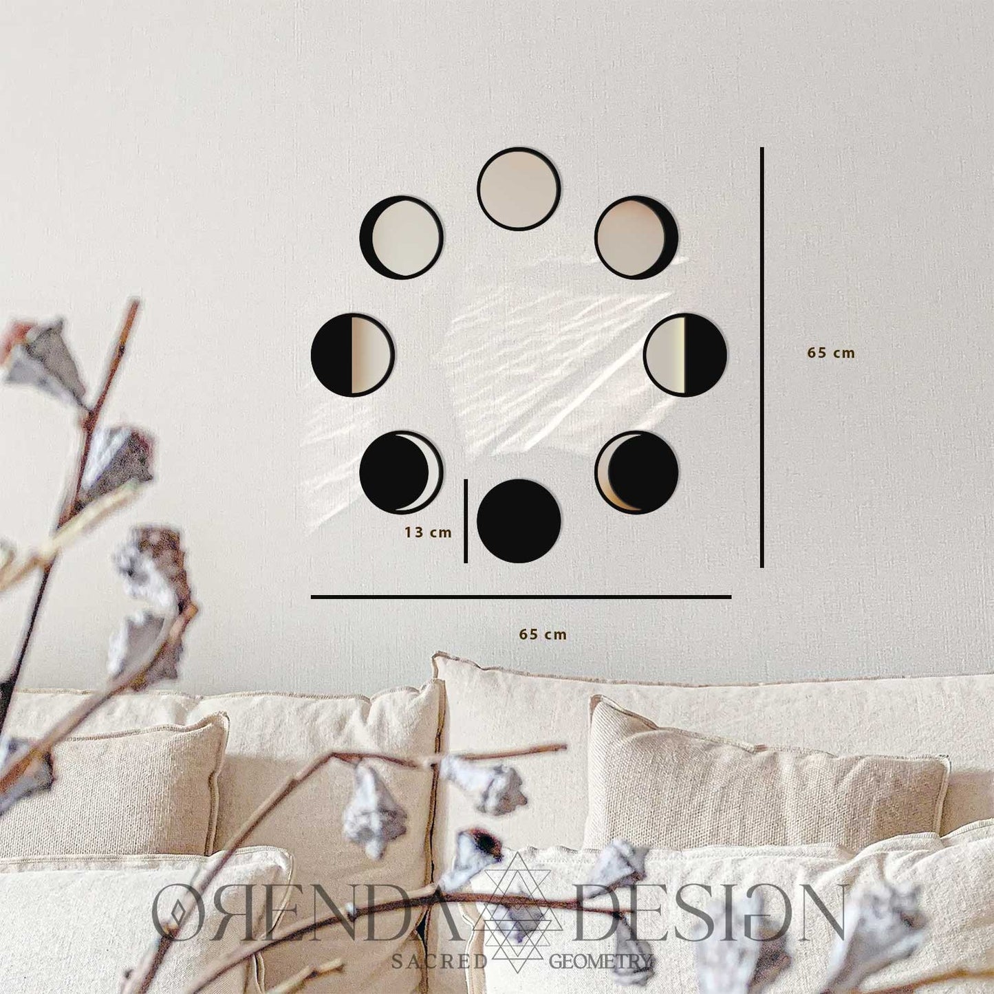 Phases of the Moon in 8 - Lunar Cycle 