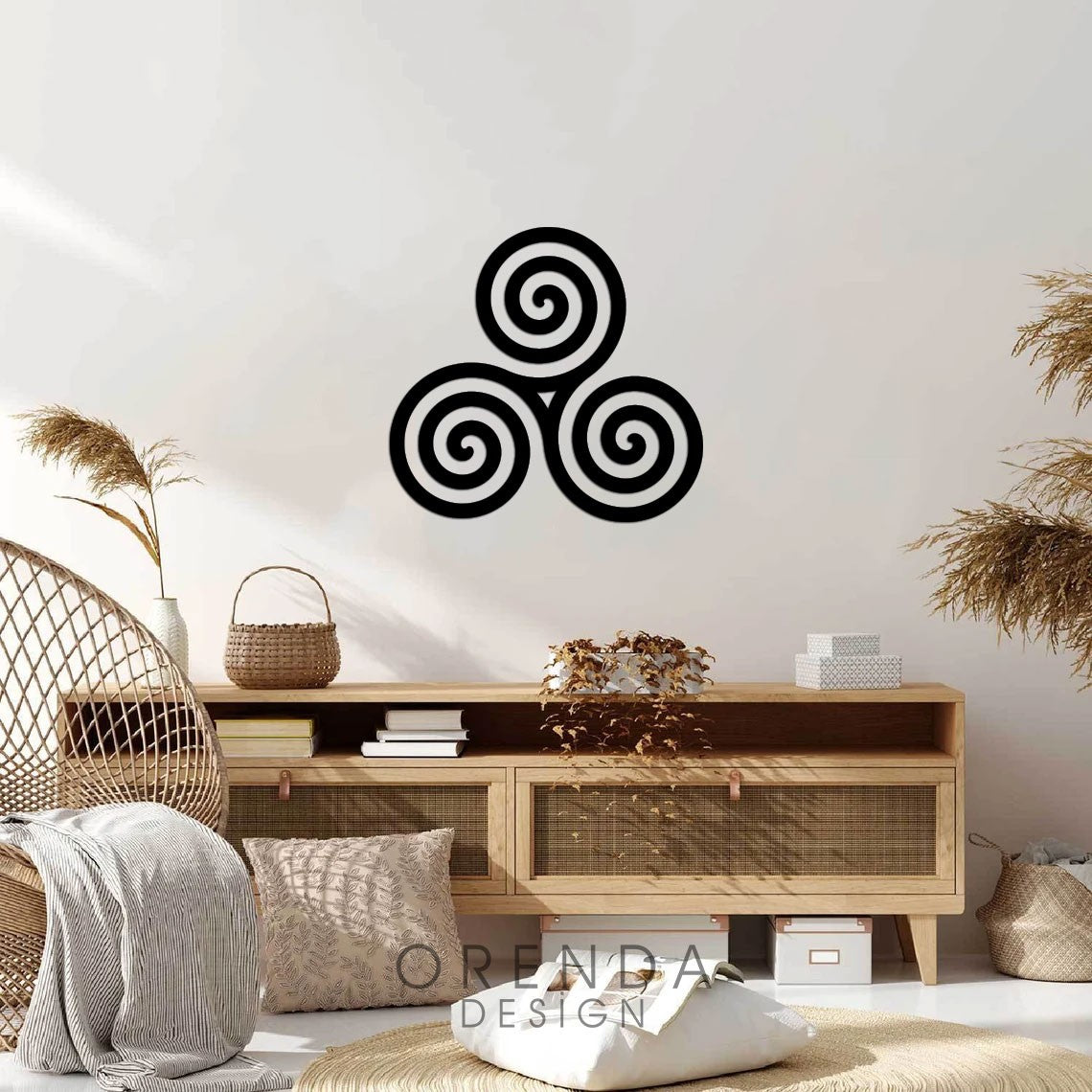 TRISKELION Table Wood - Black 