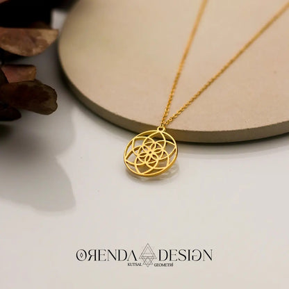 YAŞAM TOHUMU Kolye  - Gold