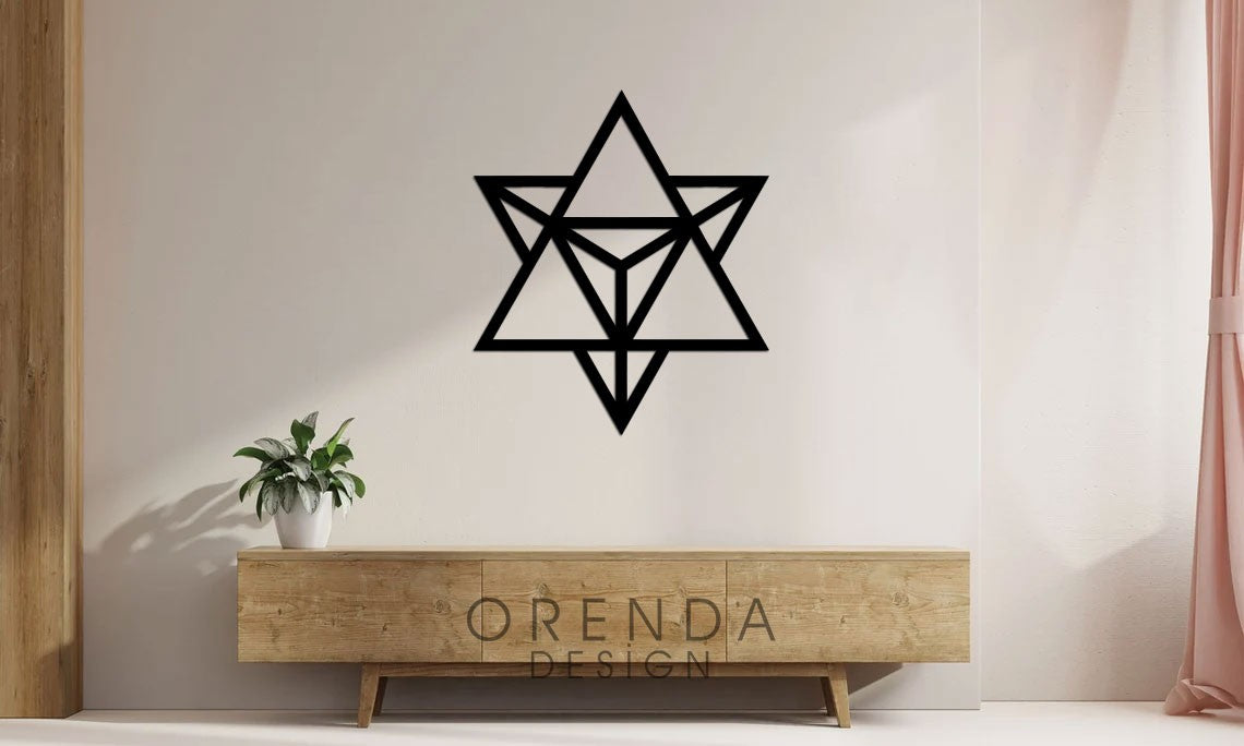 MERKABA Table Wood - Black 