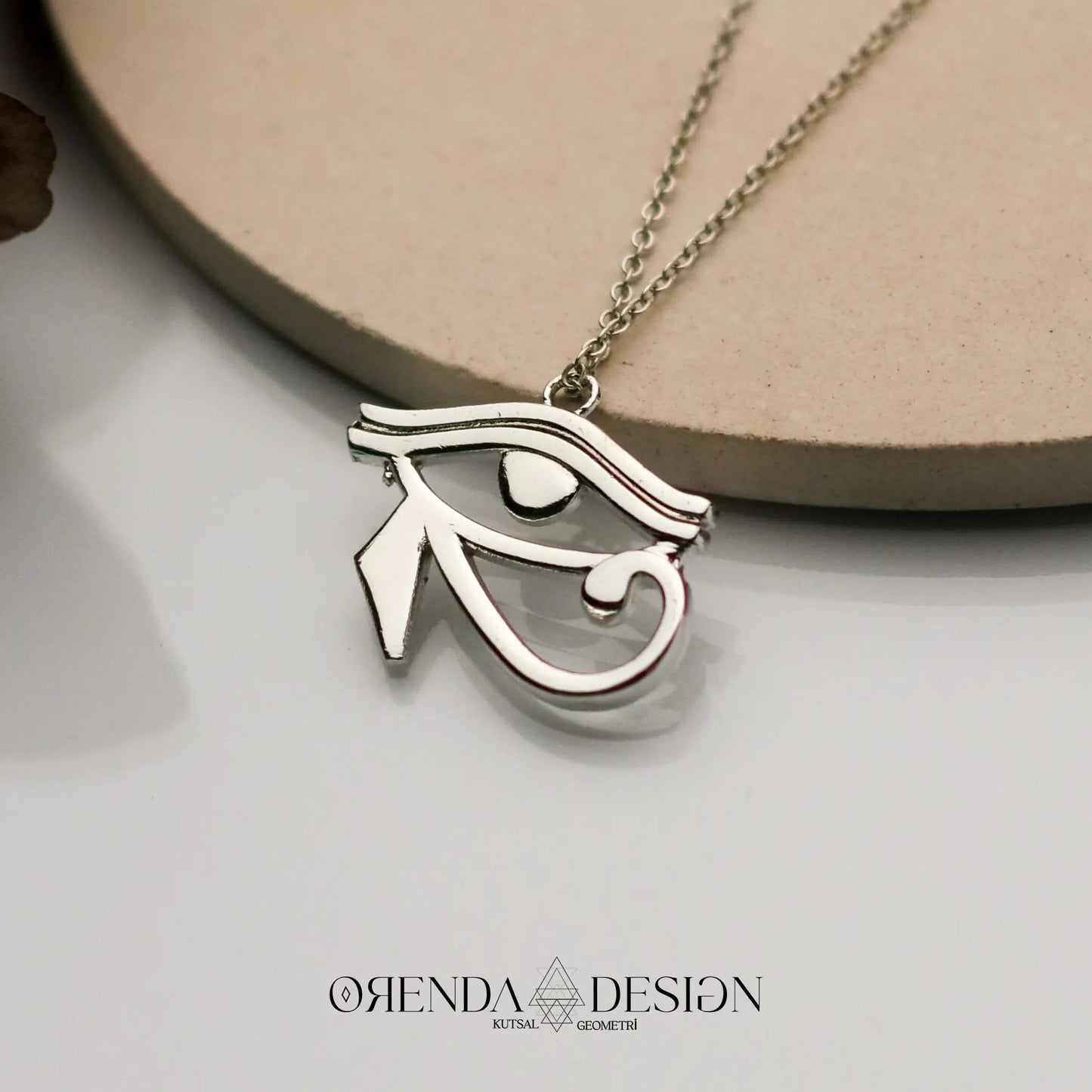 Eye of Horus Necklace - Silver