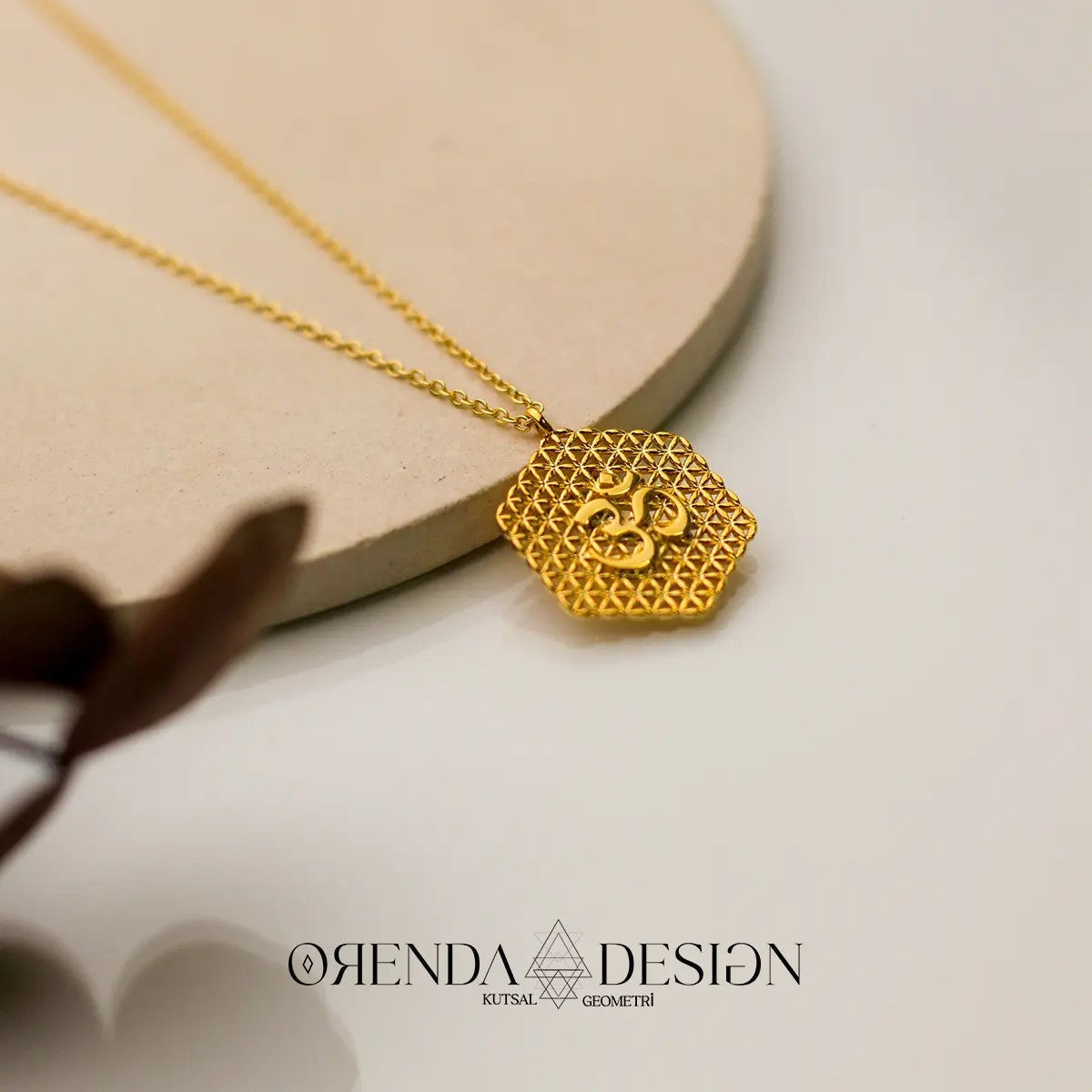 FLOWER OF LIFE Necklace No 2 - Gold