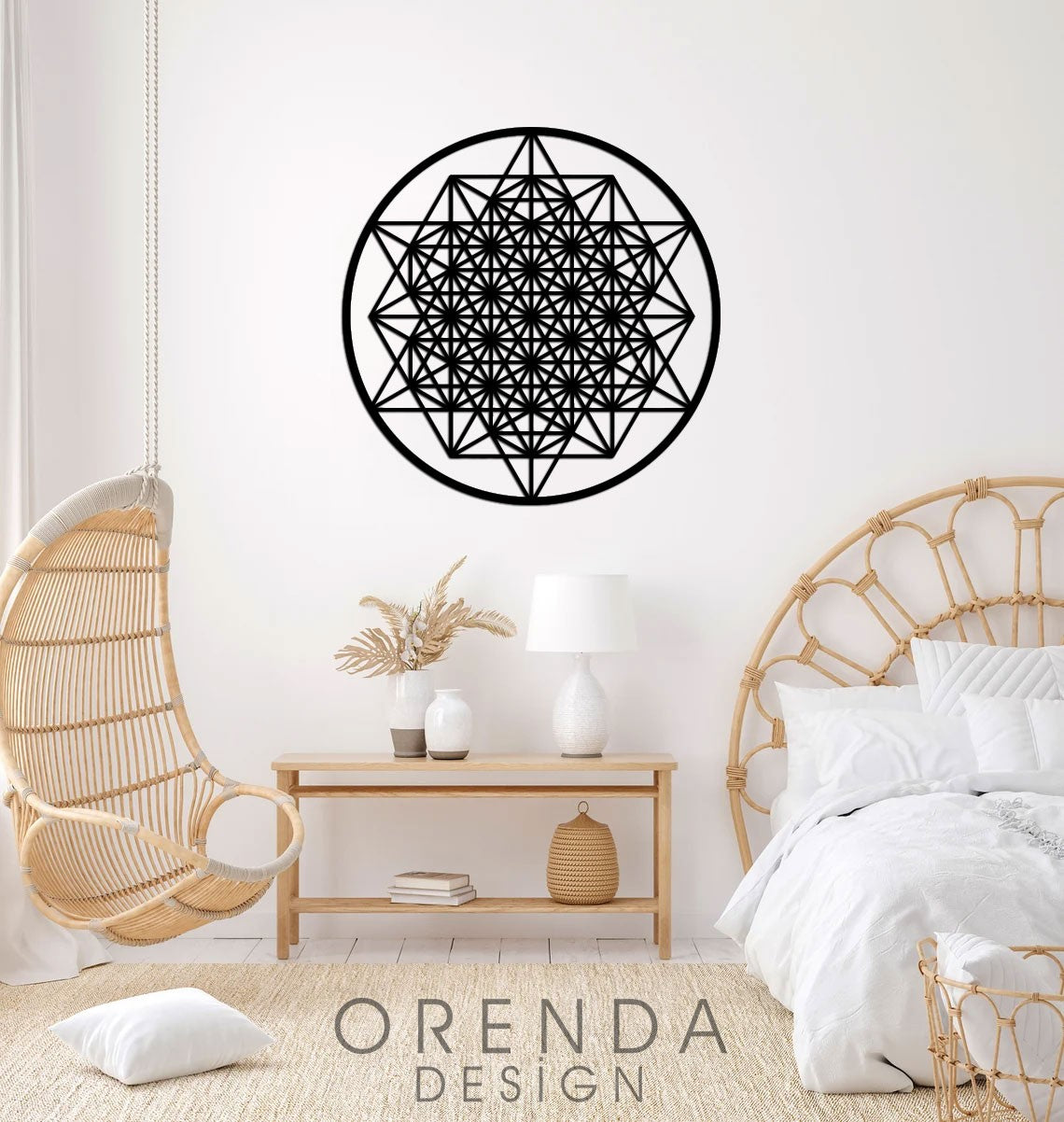 TETRAHEDRON Table Wood - Black 