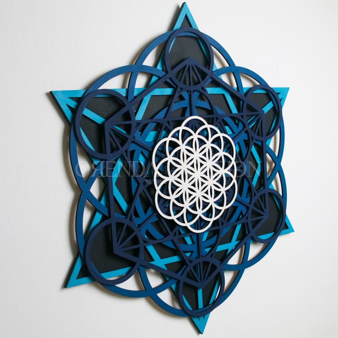 Mandala Metatron-Merkabah-Yaşam Çiçeği No:5