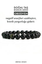 Obsidian Natural Stone Bracelet (Repel Negative Energy)
