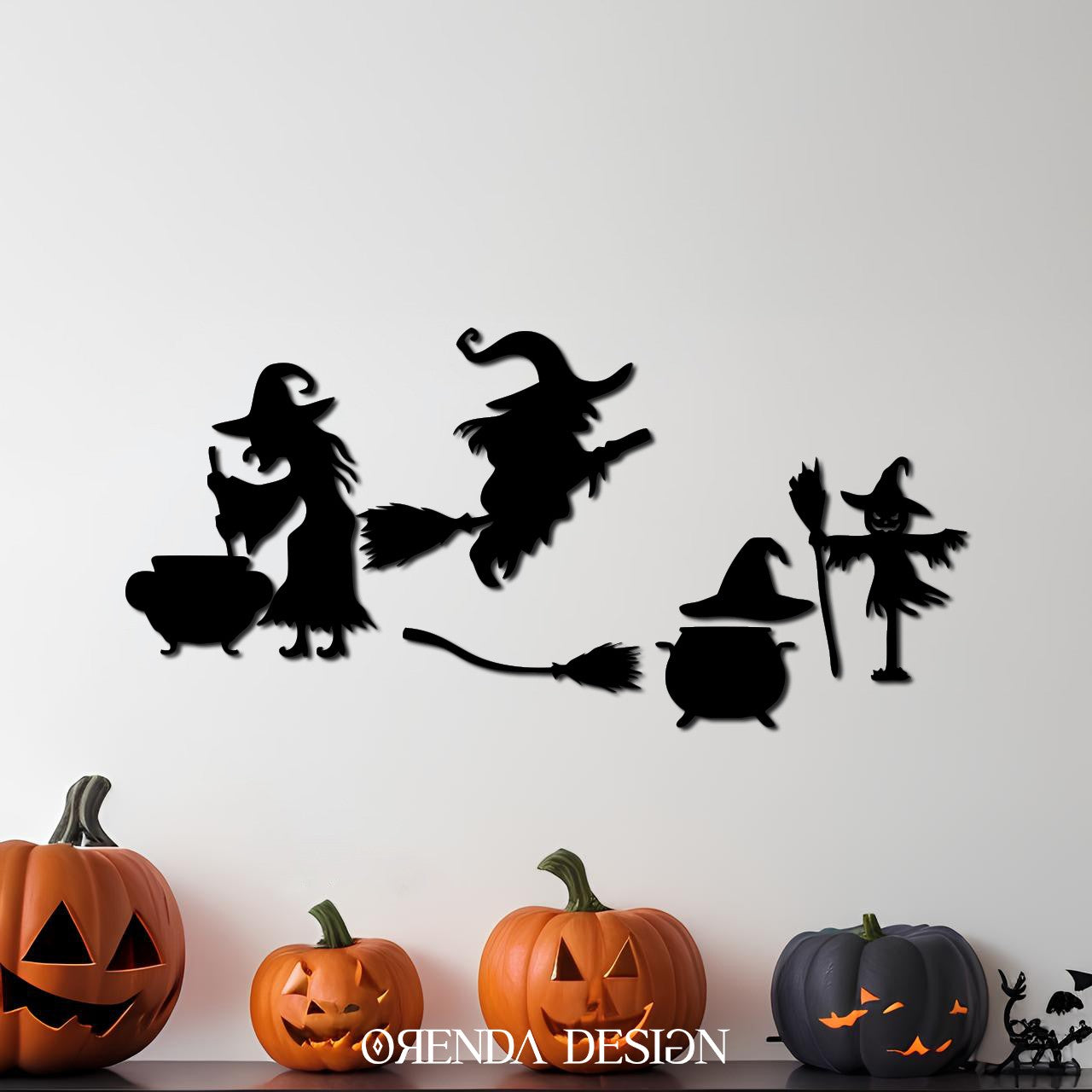 "Halloween" Witch Figures