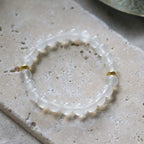 Selenite Natural Stone Bracelet (Symbol of Inner Peace)