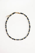 Karlı Obsidyen Doğal Taş Kolye (Denge ve Dönüşüm)