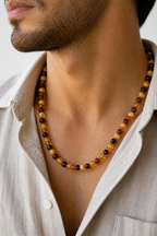 Kehribar Yetişkin Kolye-Unisex- Model 1