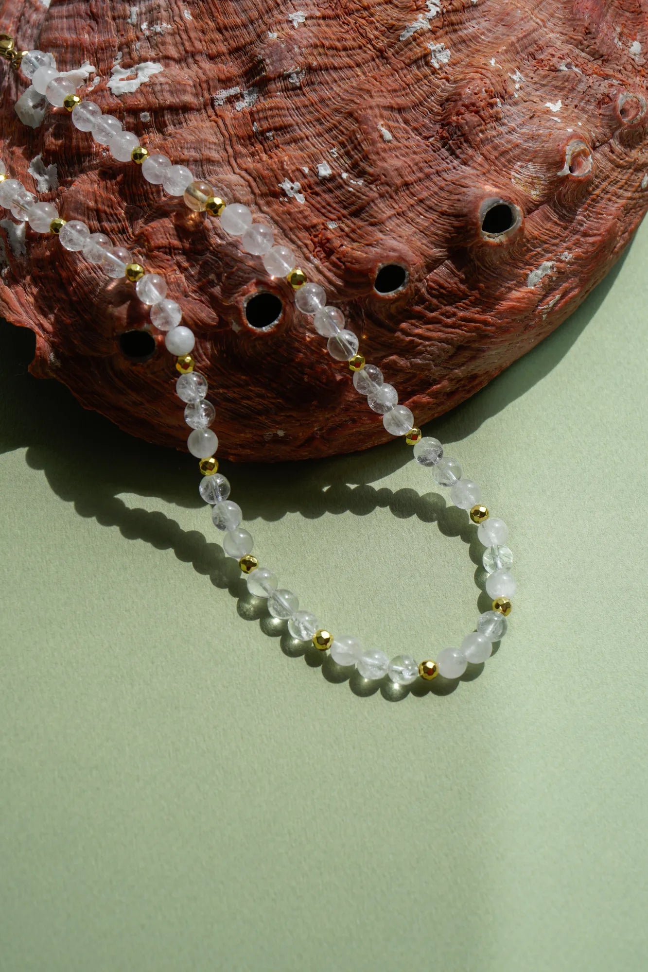 Kristal Kuvars Doğal Taş Kolye (Enerji Kaynağı)