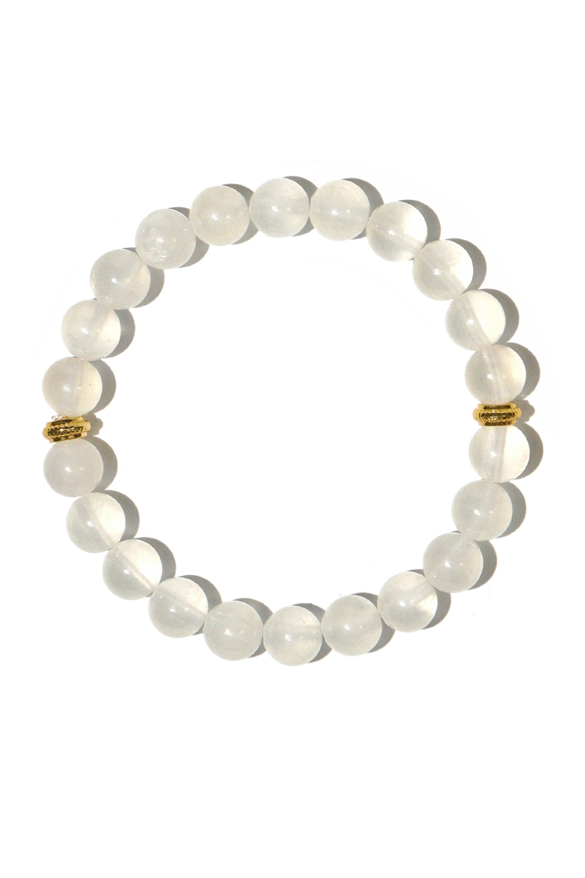 Crystal Quartz Natural Stone Bracelet (Energy Source)