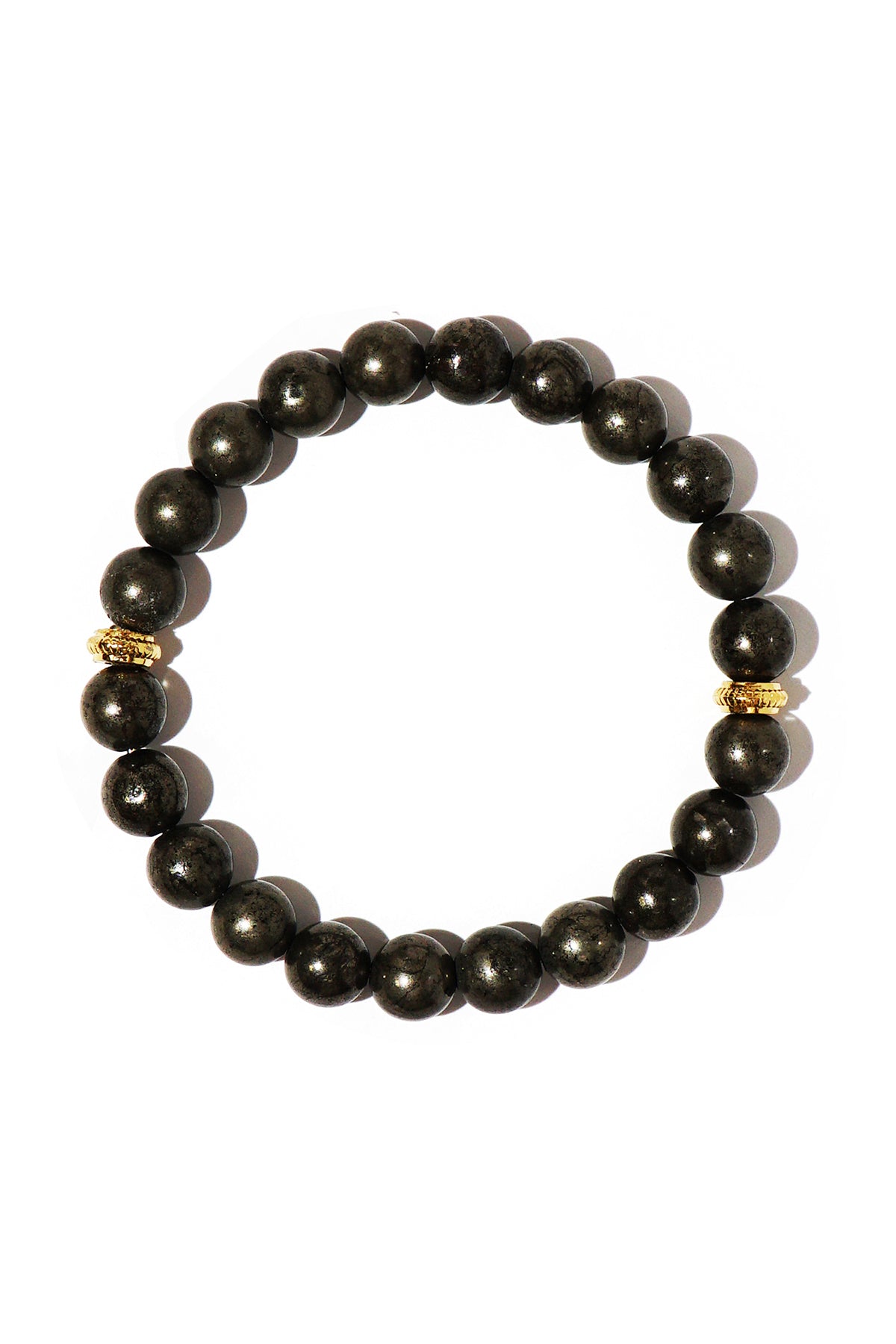 Pyrite Natural Stone Bracelet (Power and Energy)