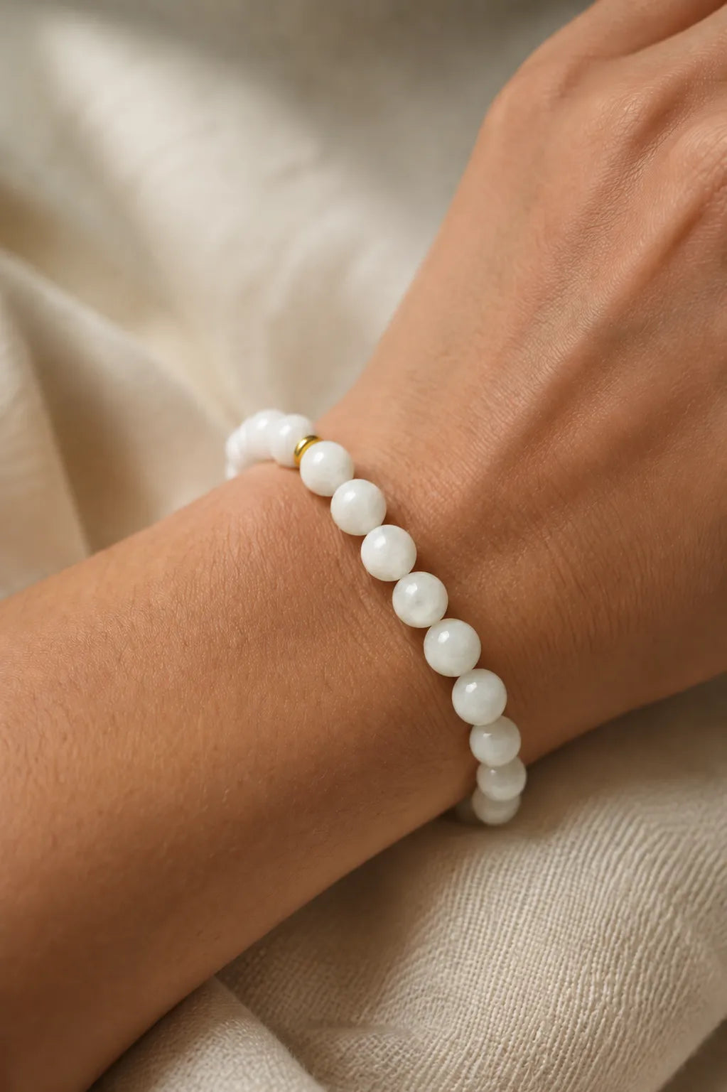 Moonstone Natural Stone Bracelet (Inner Power and Balance)