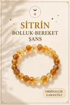 Citrine Natural Stone Bracelet (Positive Energy Storage)