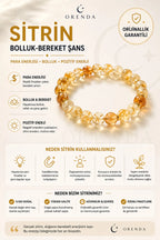 Citrine Natural Stone Bracelet (Positive Energy Storage)